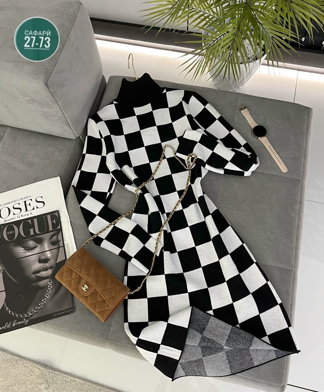 платье женская,платье в клетку,вязаное платье,платье кофта,платье свитер