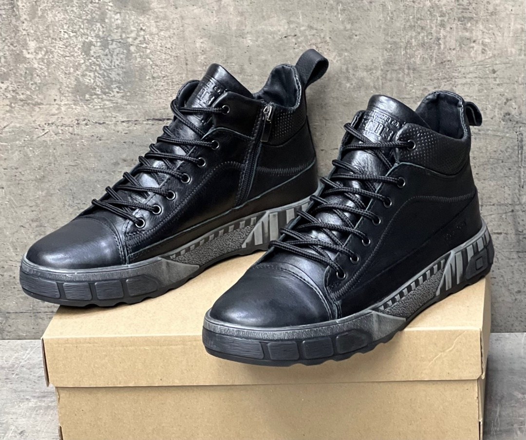 зимние ботинки мужские,мужские ботинки,,зимняя мужская ,ботинки мужские кожаные