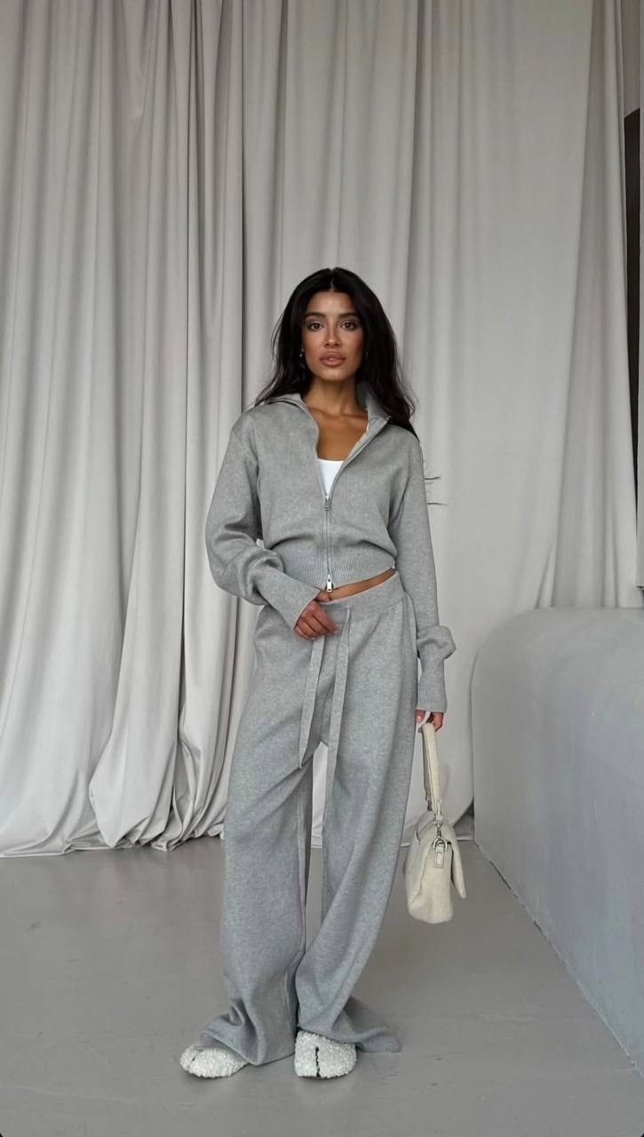 трикотажные костюмы,костюм белый,костюм с брюками,вязаные костюмы,костюм двойка кашемир