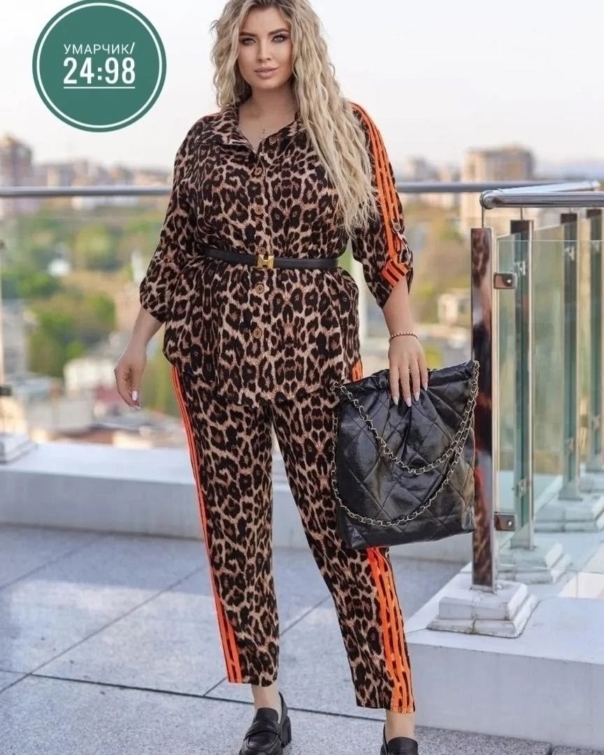 костюм леопардовый,костюмы брючные,костюмы женские,стильные костюмы,женские костюмы больших размеров