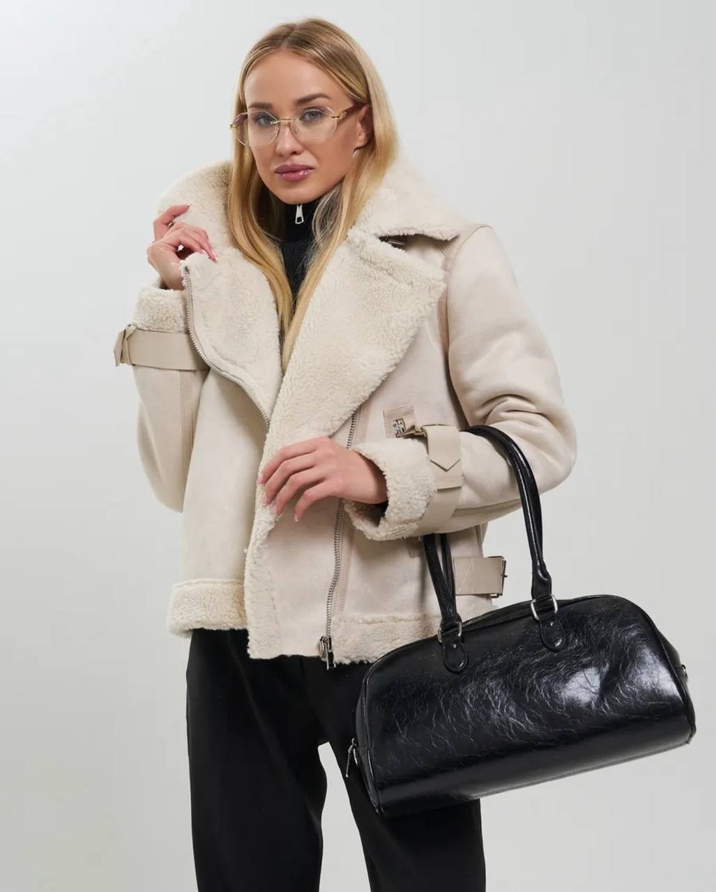 дубленка золла бежевая,дубленка женская,стильная дубленка,короткая дубленка,дубленка авиатор зимняя короткая экокожа