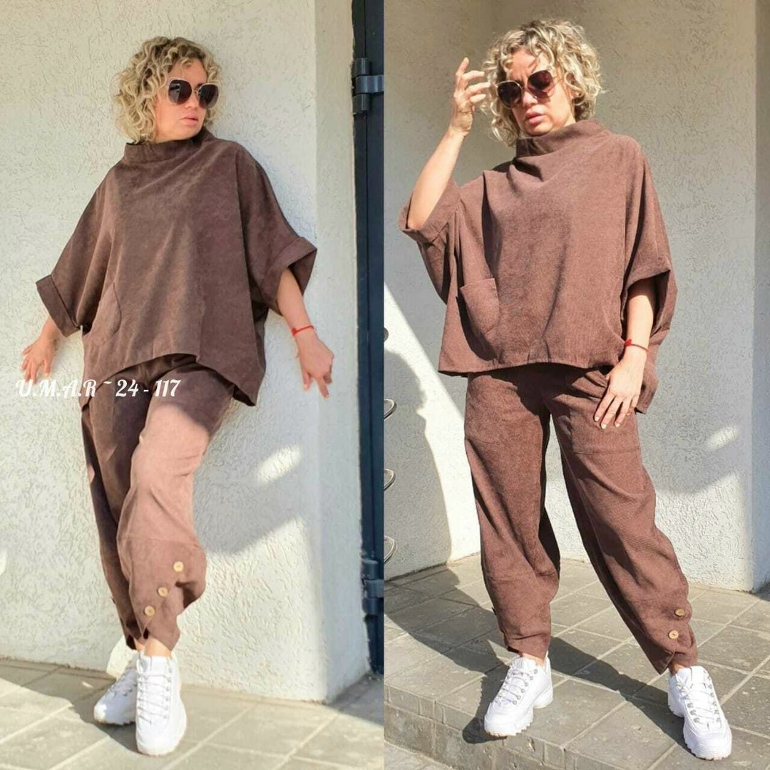 костюмы брючные,костюм свободного кроя,костюмы женские,брючный костюм бохо больших размеров secret of,женские костюмы брючные