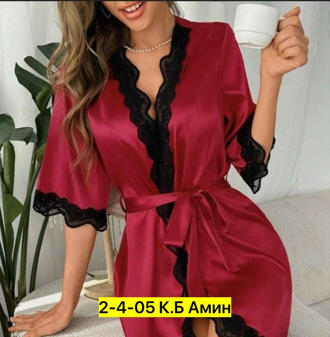 атласный халат,женские халаты,халат женский шелковый,атласный халат с кружевом,атласный халат женский