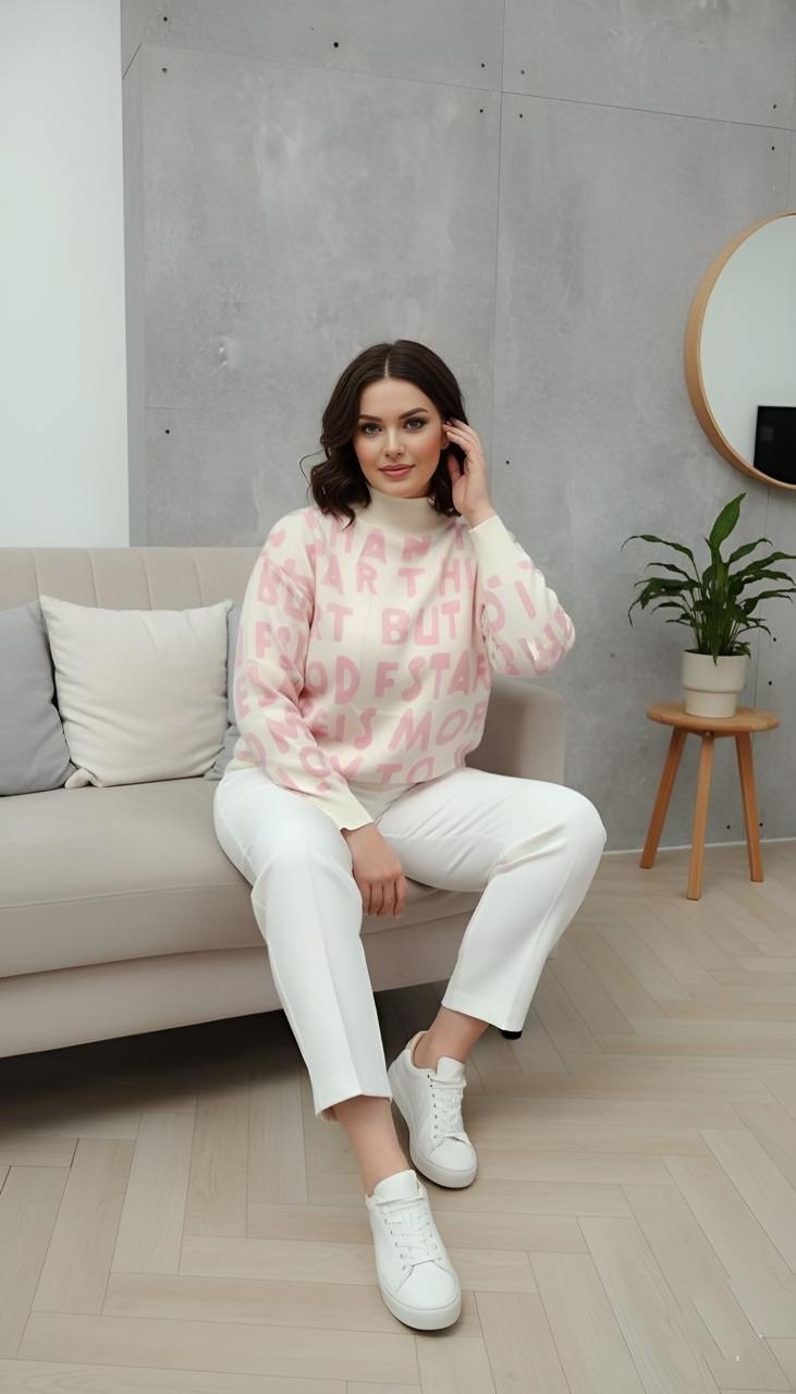 джемпер,стильный джемпер,трикотажный джемпер,джемпер модный,розовый джемпер