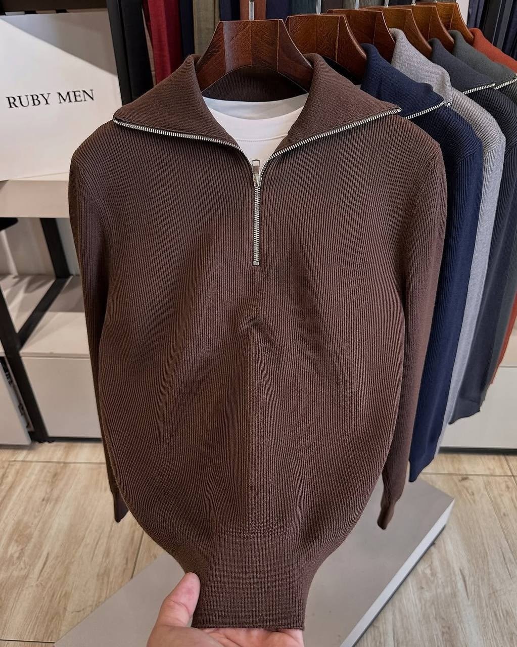 джемпер мужской на молнии,мужские свитера,джемпер,кофта мужская,джемпер теплый