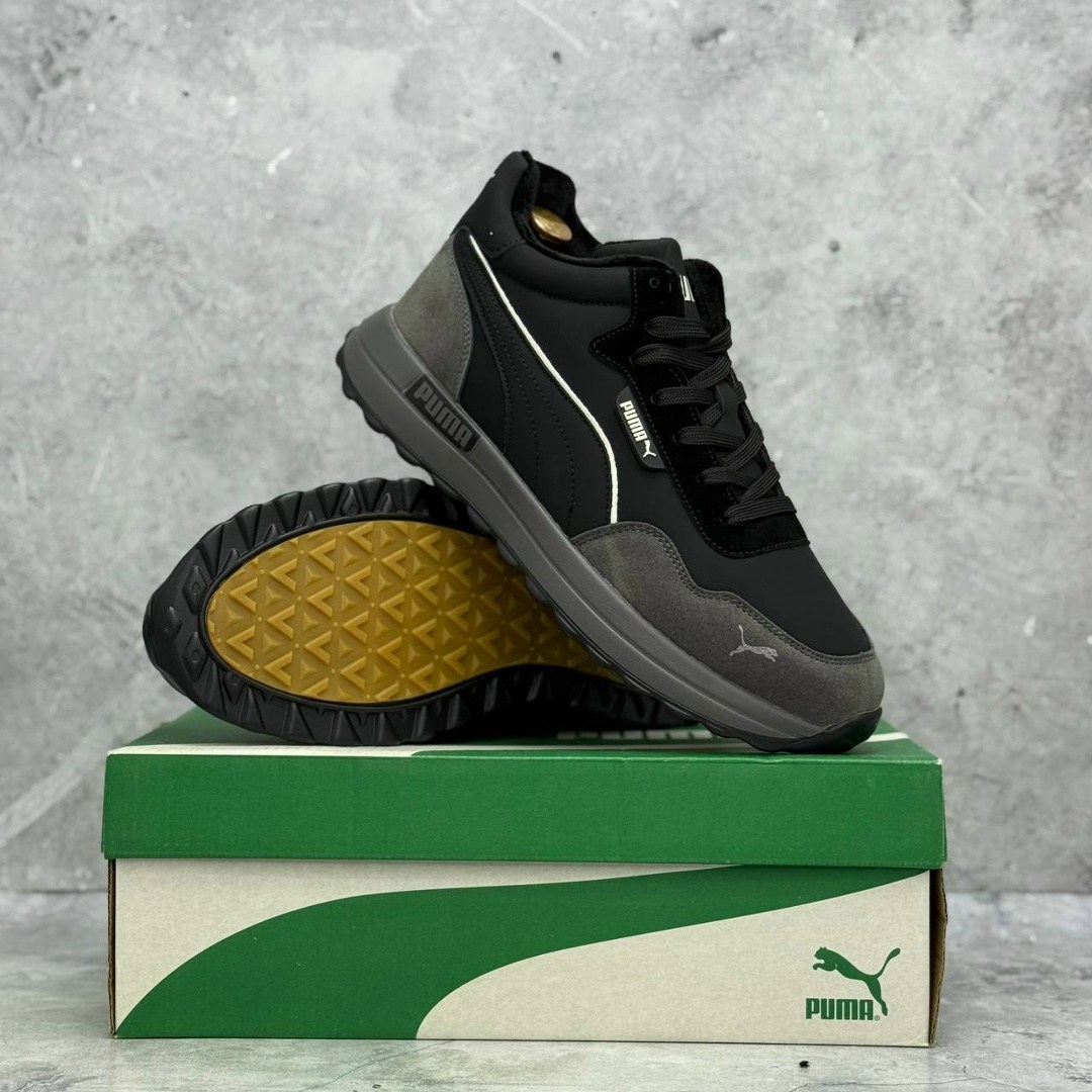 мужские кроссовки puma,зимние кроссовки puma,кроссовки puma,,кроссовки puma черные