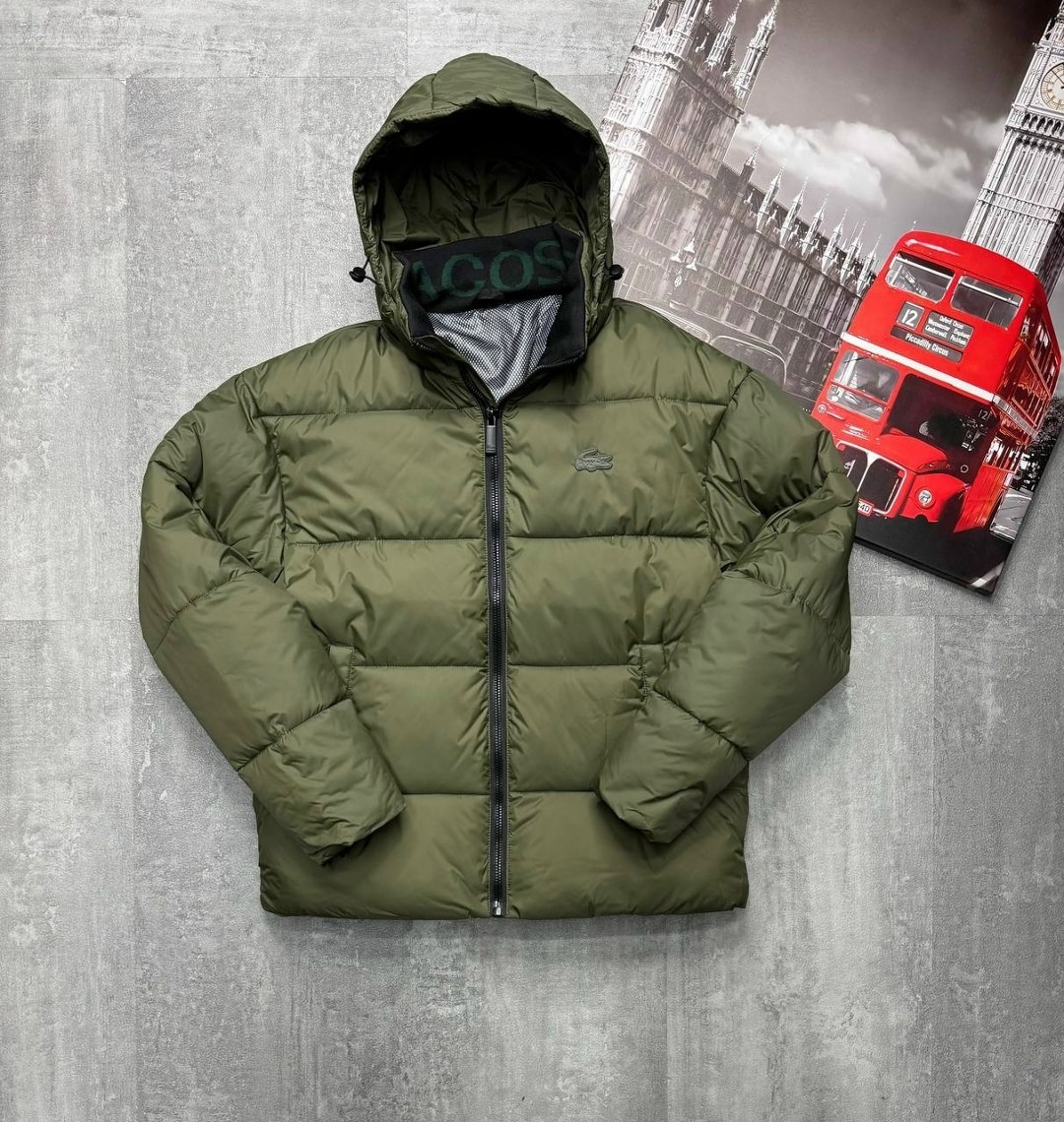 пуховик lacoste,куртка мужская lacoste хаки,мужская зимняя куртка,зимние куртки,мужские пуховики lacoste