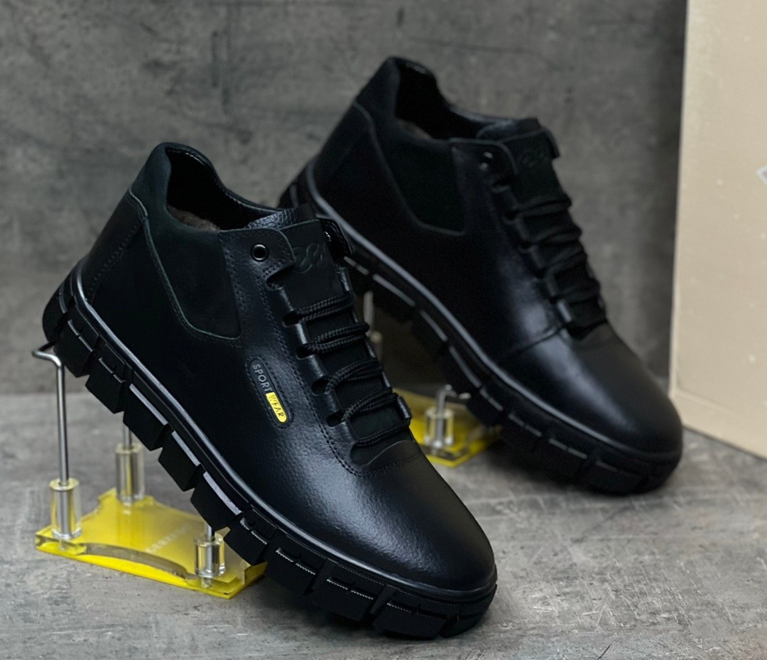 ,мужские зимние ботинки,мужские зимние ботинки из натуральной кожи,ботинки мужские,кроссовки мужские зимние кожаные