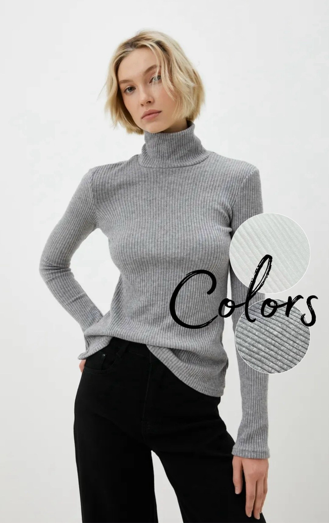 серая водолазка,водолазка,водолазка женская,lusio серая водолазка,водолазка женская серая