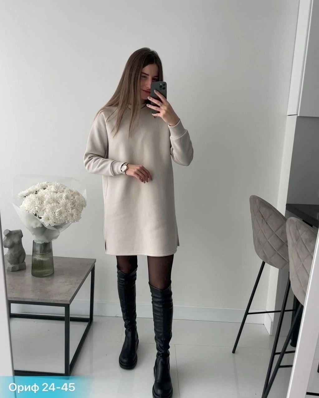 платье на флисе,теплое платье,платье теплое женское,платье туника теплая,платье туника женская