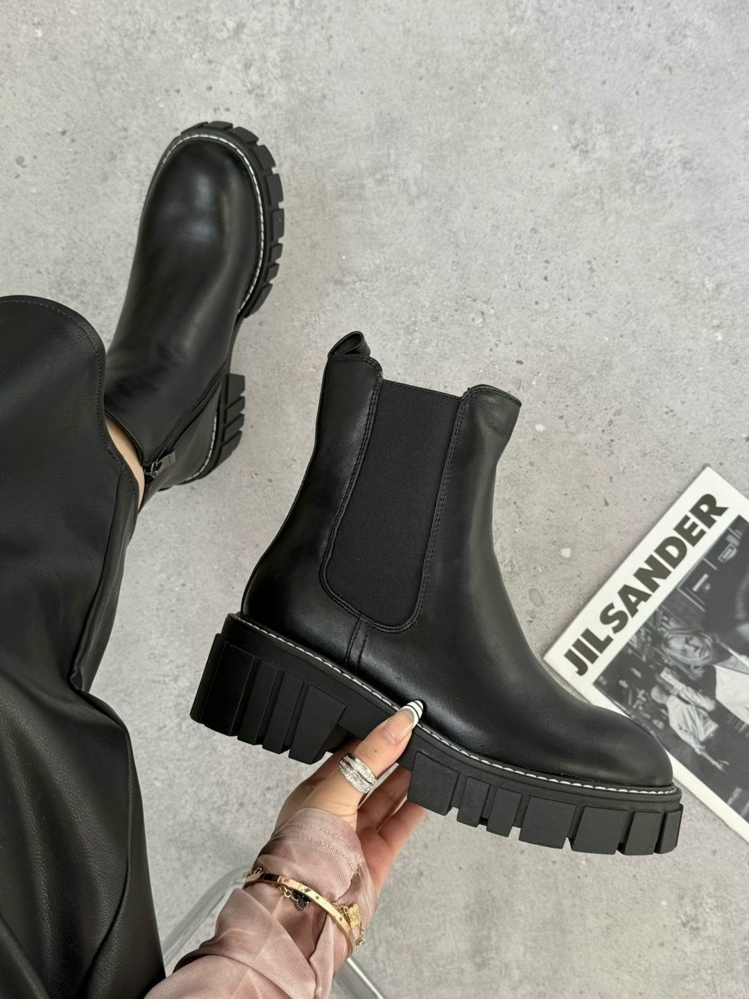 ,ботинки женские,ботинки женские челси,ботинки челси женские высокие на толстой подошве,ботинки челси