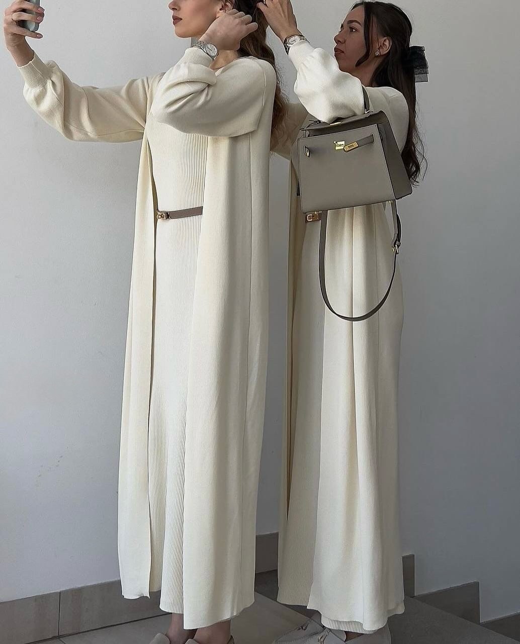 платье и кардиган,платье лапша длинное с кардиганом,платье лапша с кардиганом,элегантные кардиганы,костюм платье с кардиганом