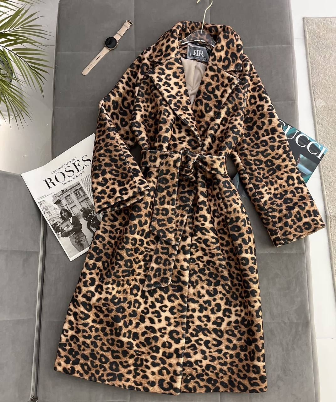 стильное пальто,модное пальто,пальто женские,пальто леопардовое,пальто длинное