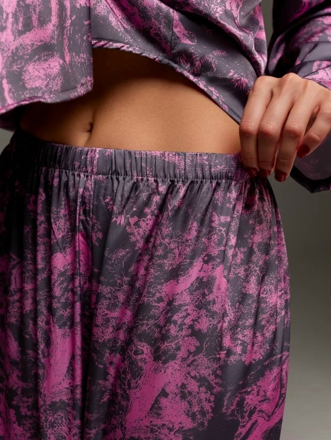 пижама со штанами и рубашкой шелковая buybeauty,одежда для дома,пижама cо штанами шелковая,шелковые пижамы,женский пижама