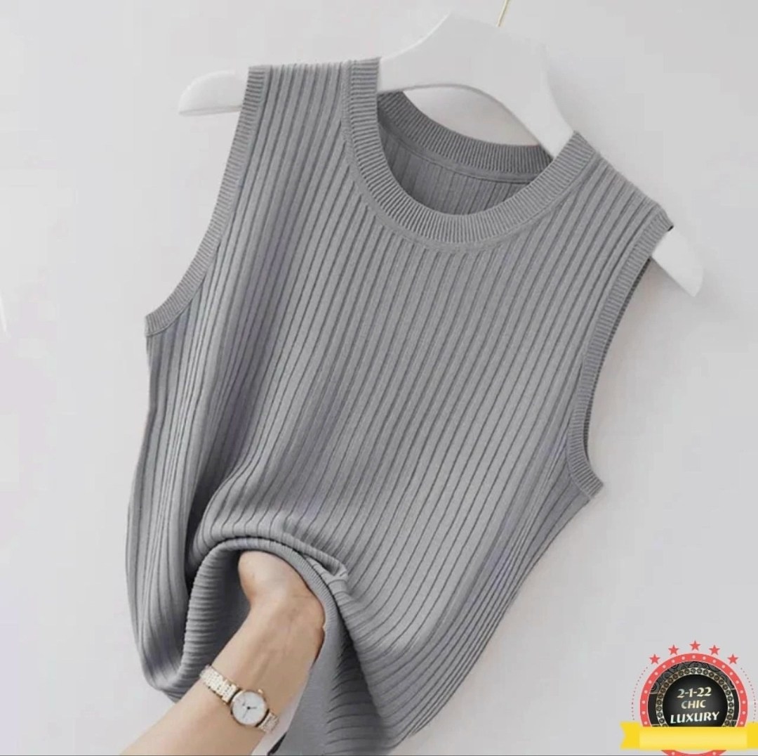 трикотажный топ,трикотажная майка,топ без рукавов женский,трикотажный жилет,вязаные жилеты