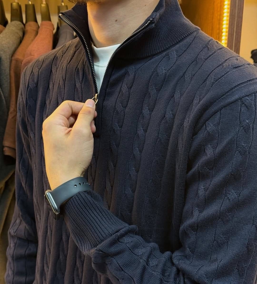 свитер джемпер,свитер с высоким воротом,мужские вязаные свитера,свитер с горлом,мужской свитер на молнии