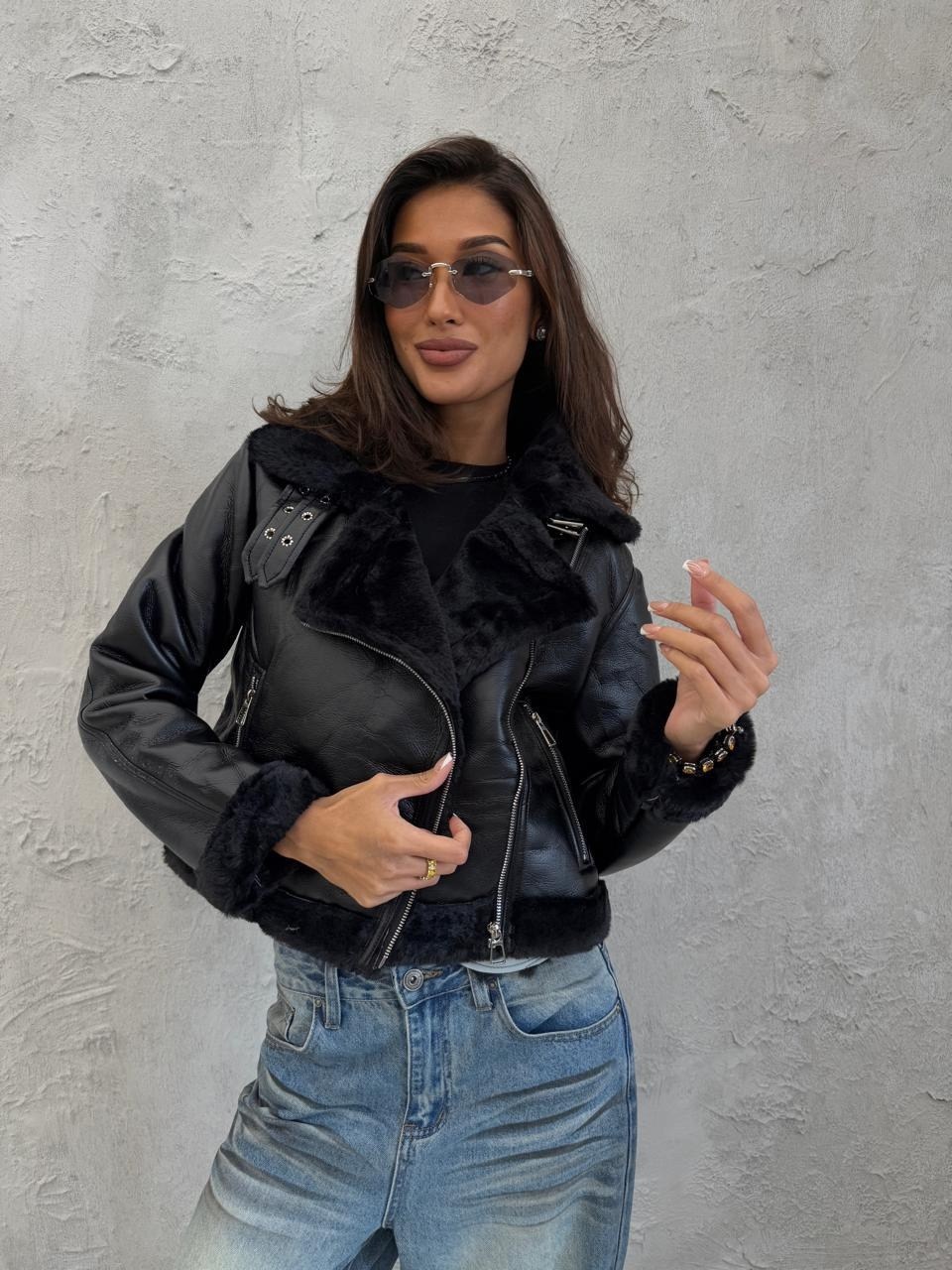 дубленка женская авиатор,стильная дубленка,дубленка женская,дубленка авиатор,укороченная дубленка