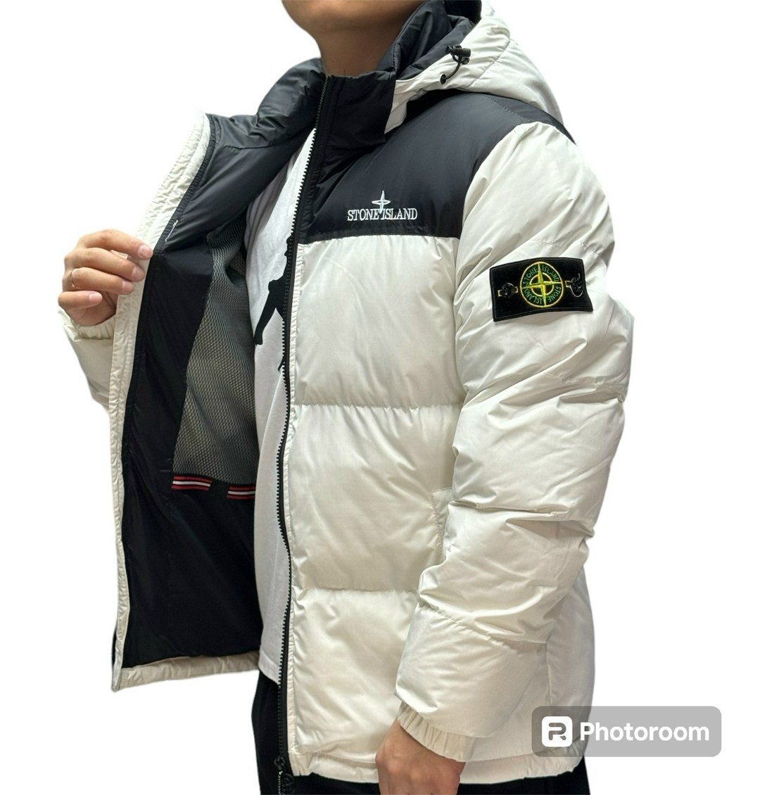 пуховик stone island,зимняя куртка stone island,куртка стон айленд белая,stone island,пуховик stone island мужской