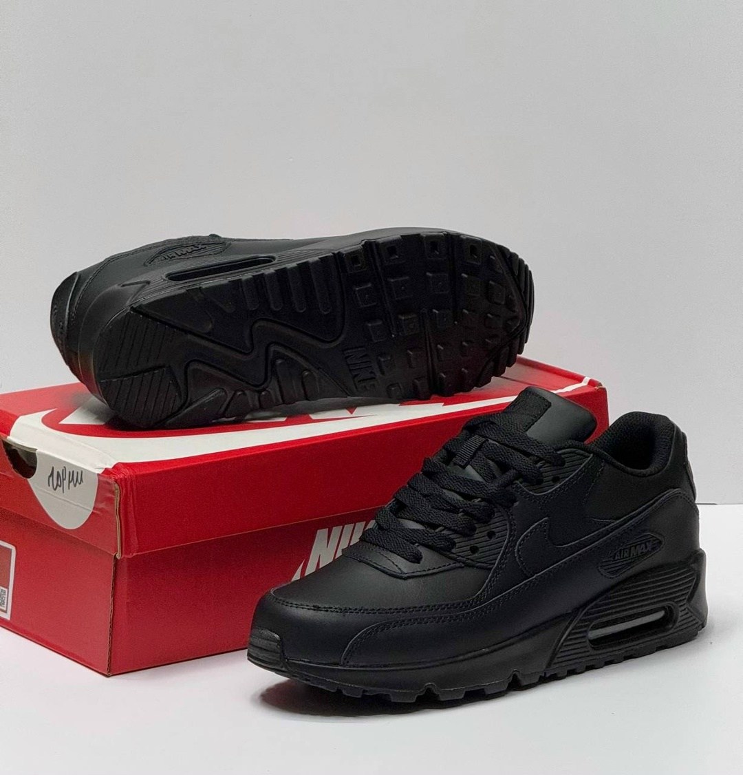 nike air max 90 leather,кроссовки nike air max 90 leather,кроссовки мужские nike air max,кроссовки,черные кроссовки nike air max 90