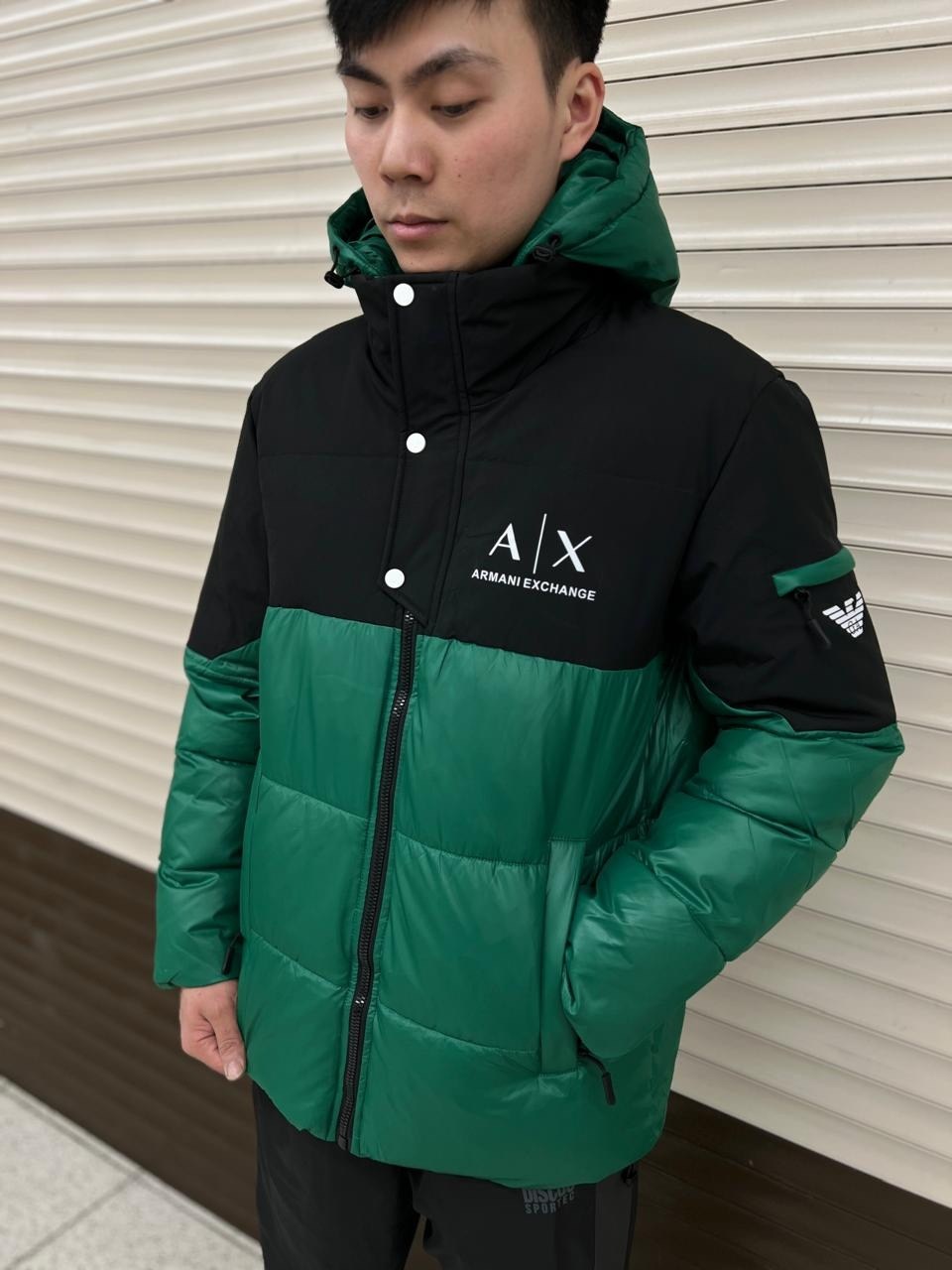 мужская зимняя куртка,куртка пуховик мужская,куртка зимняя emporio armani ea7 мужская парка,пуховики мужские,куртка зимняя пуховик мужской