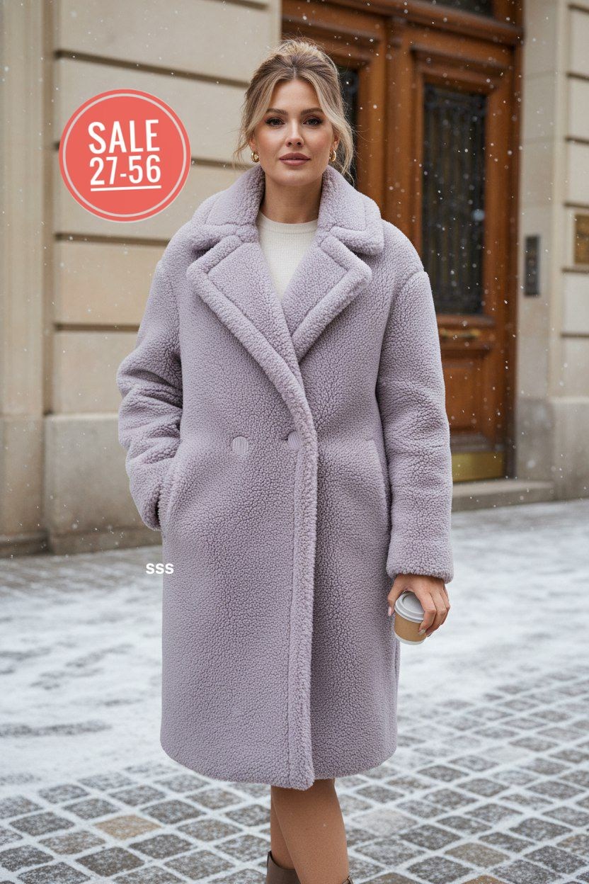 пальто плюшевое,теплое пальто,пальто барашек,пальто оверсайз,шуба пальто