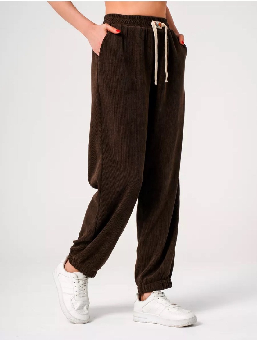 джоггеры женские,модные штаны,брюки джоггеры вельветовые,штаны вельвет,брюки из микровельвета женские