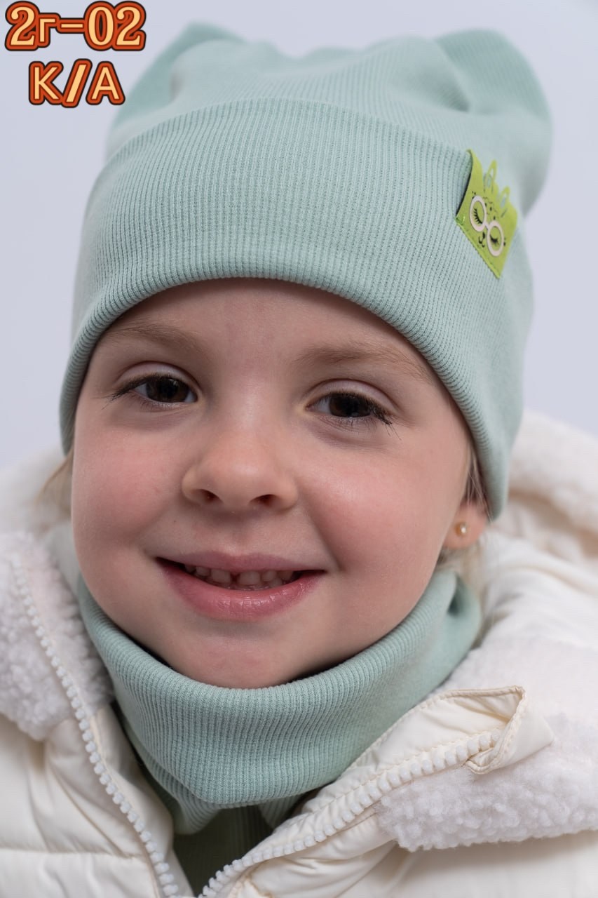 шапка и шарф для ребенка,комплект шапка снуд,шапка демисезонная,шапка демисезонная двойная,шапка и снуд