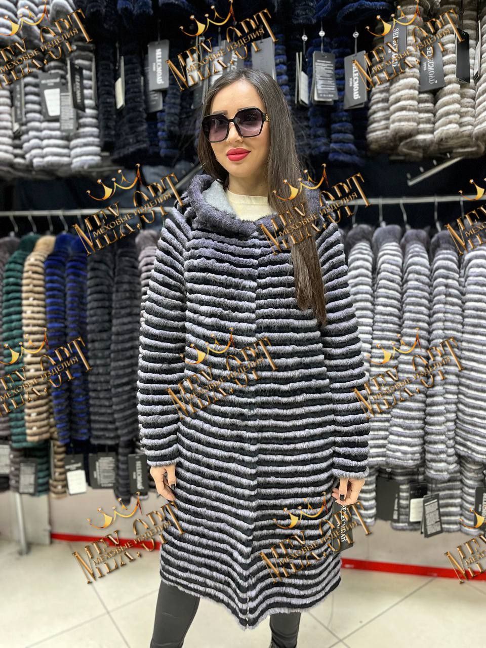 меховое пальто с капюшоном,меховое пальто,пальто из норки,вязаное норковое пальто,норковое пальто