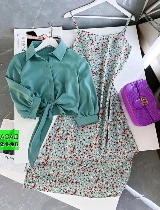 комплект сарафан и рубашка, ,костюмы двойки,платье с рубашкой,женское платье рубашка