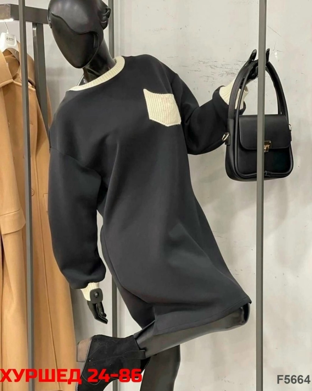 платье на флисе,платье туника,,платье теплое,туника стильная