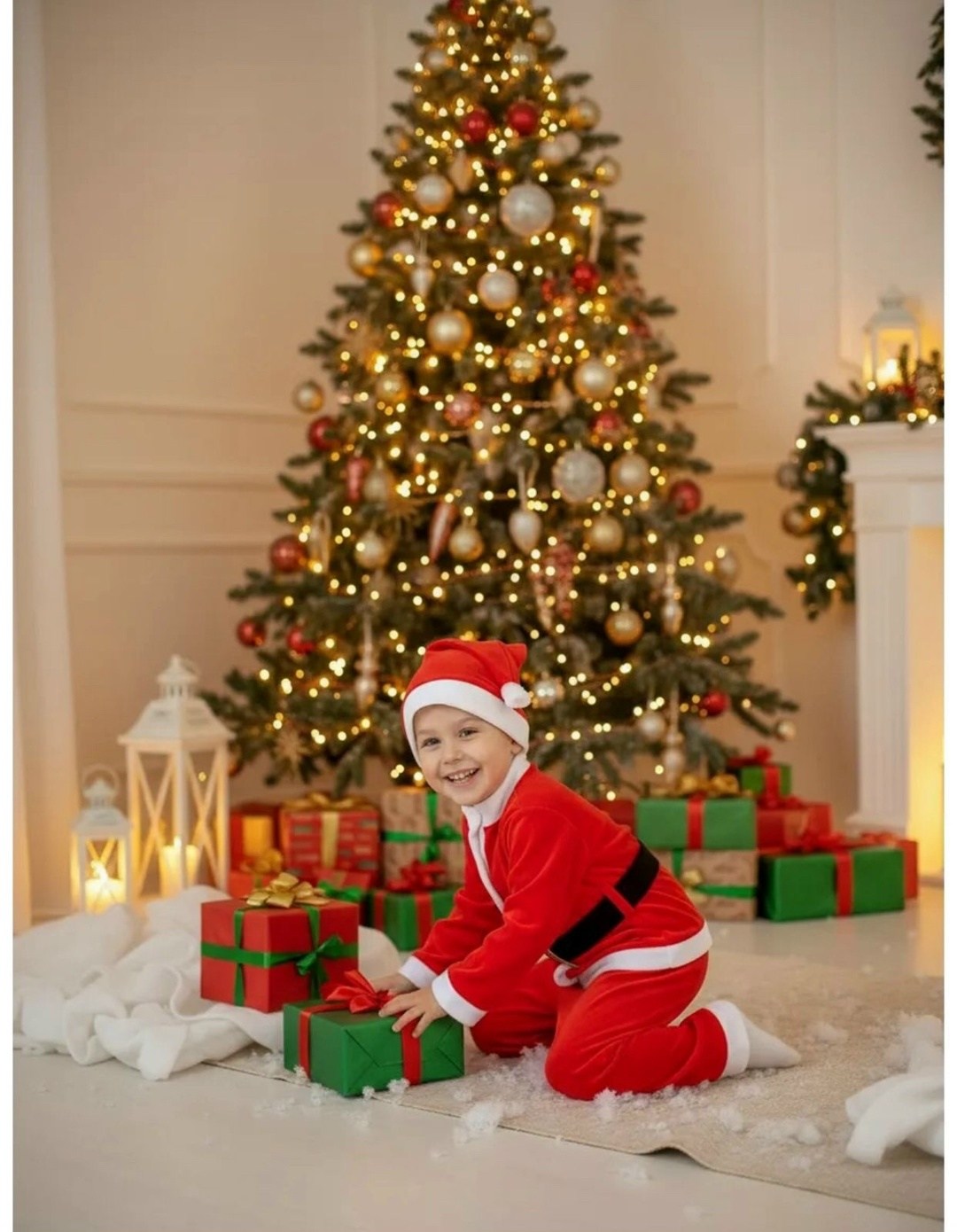 новогодние костюмы для мальчика,новогодний костюм для малышей санта,новогодние костюмы для детей,детский костюм санта клауса,костюм санта клауса для мальчика
