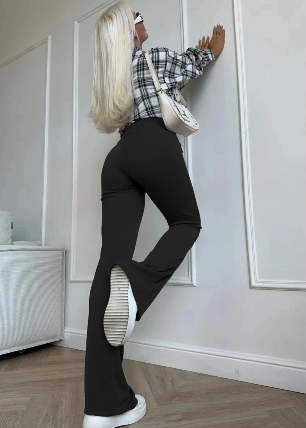 леггинсы клеш от колена,лосины клеш,леггинсы клеш,костюм для фитнеса,брюки для фитнеса