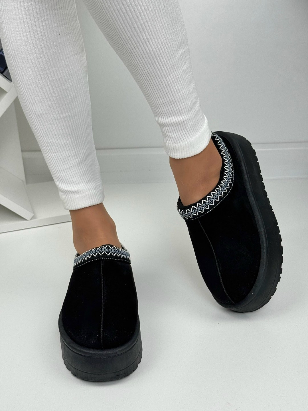 женские угги,модные тапочки,,тапочки на плоской подошве,тапочки на платформе