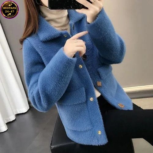 кардиганы из искусственного кашемира,куртка женская теплая,теплое пальто,шерстяное пальто,пальто в корейском стиле