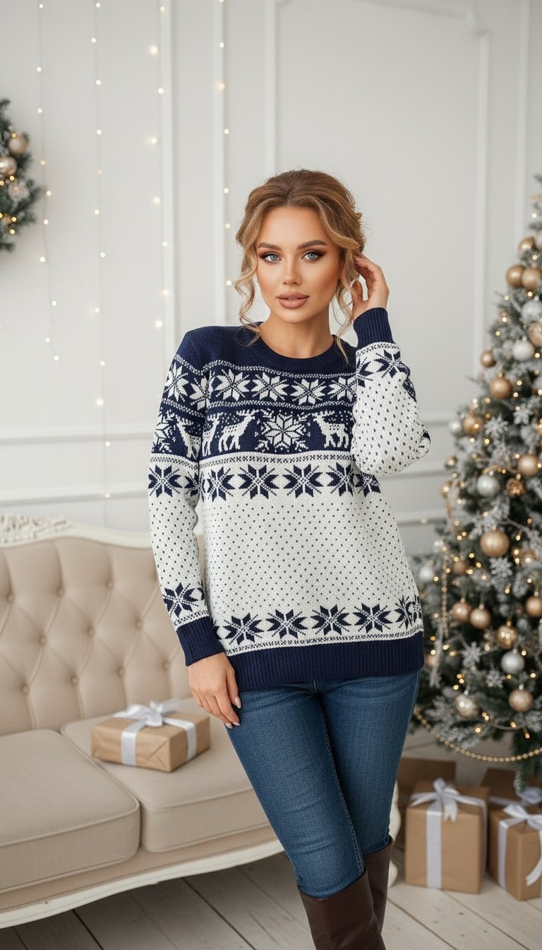 свитер женский новогодний,свитера с оленями,новогодние свитера,свитер с оленями женский,новогодний джемпер