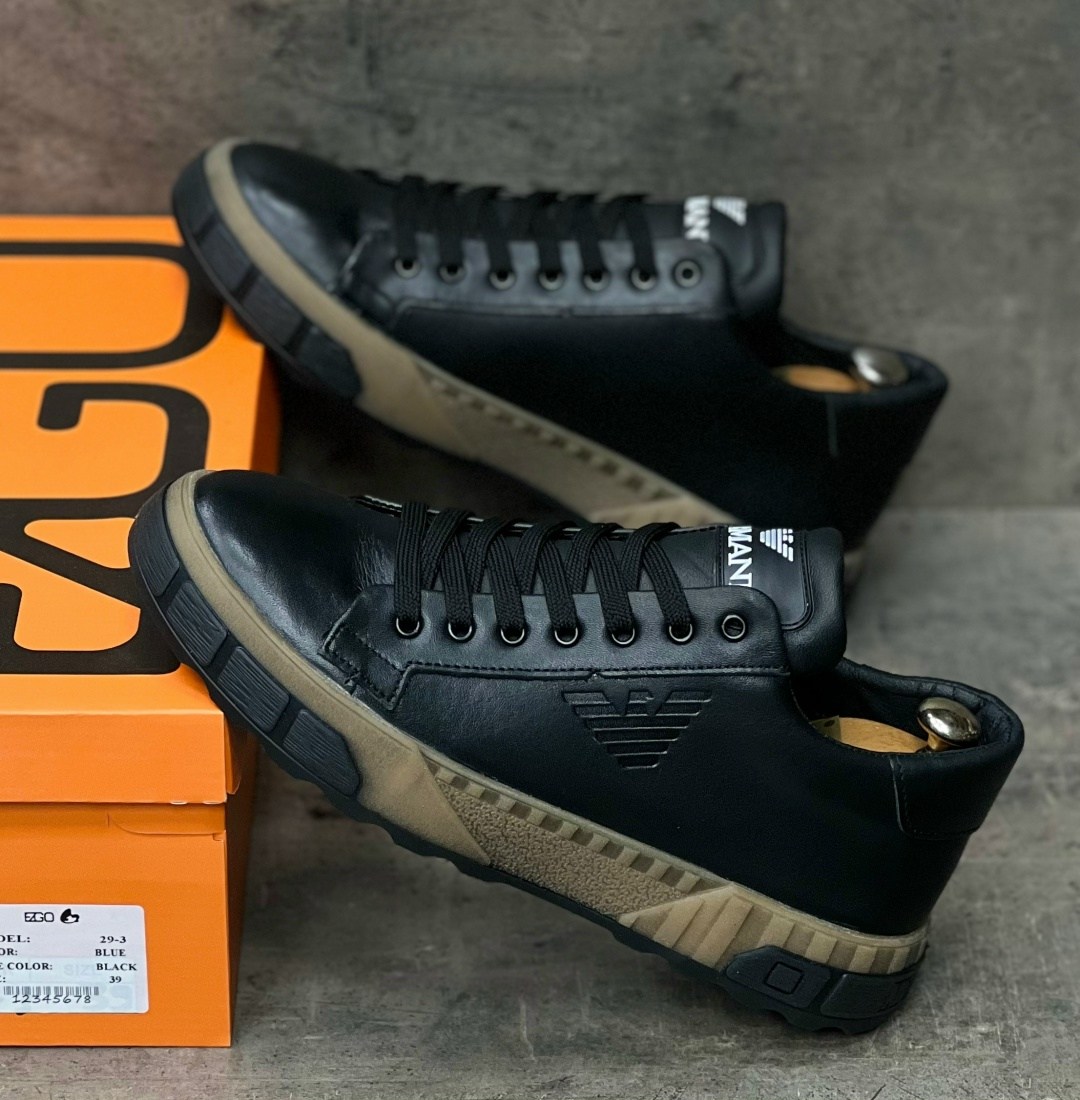 ,армани кеды кожаные,мужские кроссовки,спортивная ,кожаные кеды