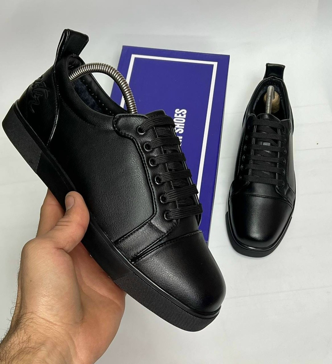 christian louboutin кеды мужские,,мужская ,черные кроссовки, спортивная