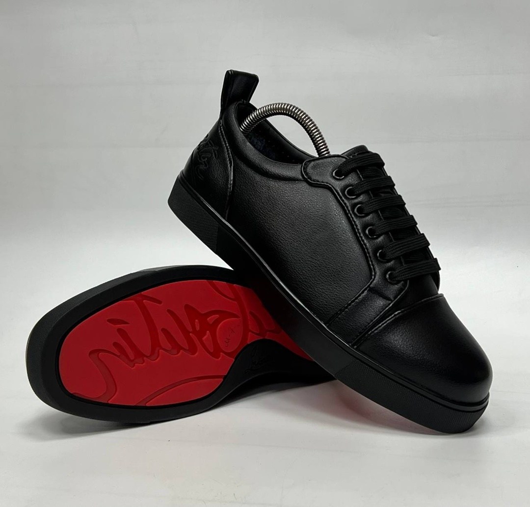 christian louboutin кеды мужские,,мужская ,черные кроссовки, спортивная