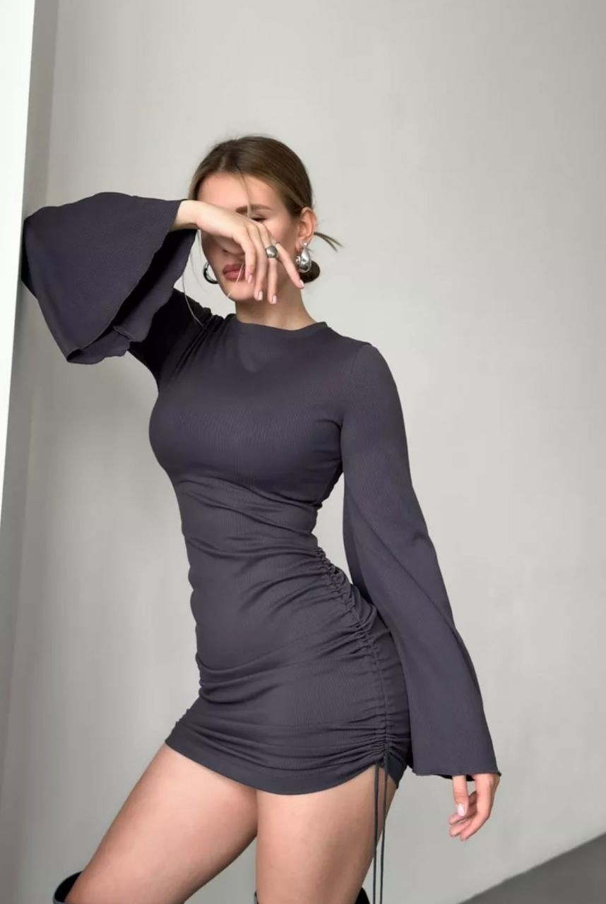 короткое платье лапша с завязками,короткое платье лапша,платье лапша с завязками,рукава платья,платье женская