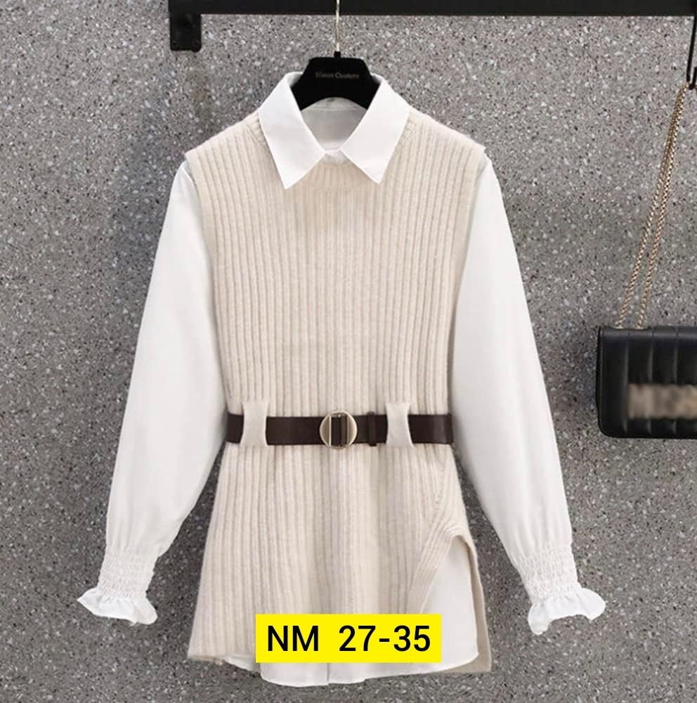 жилет с поясом,трикотажный жилет с поясом,женский вязаный жилет,вязаный жилет с поясом,жилет с рубашкой