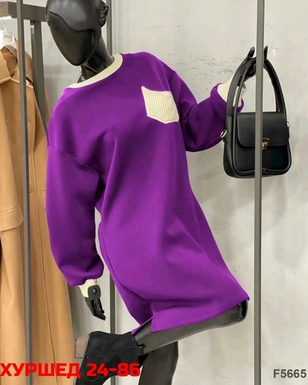 платье на флисе,платье туника,,платье теплое,туника стильная