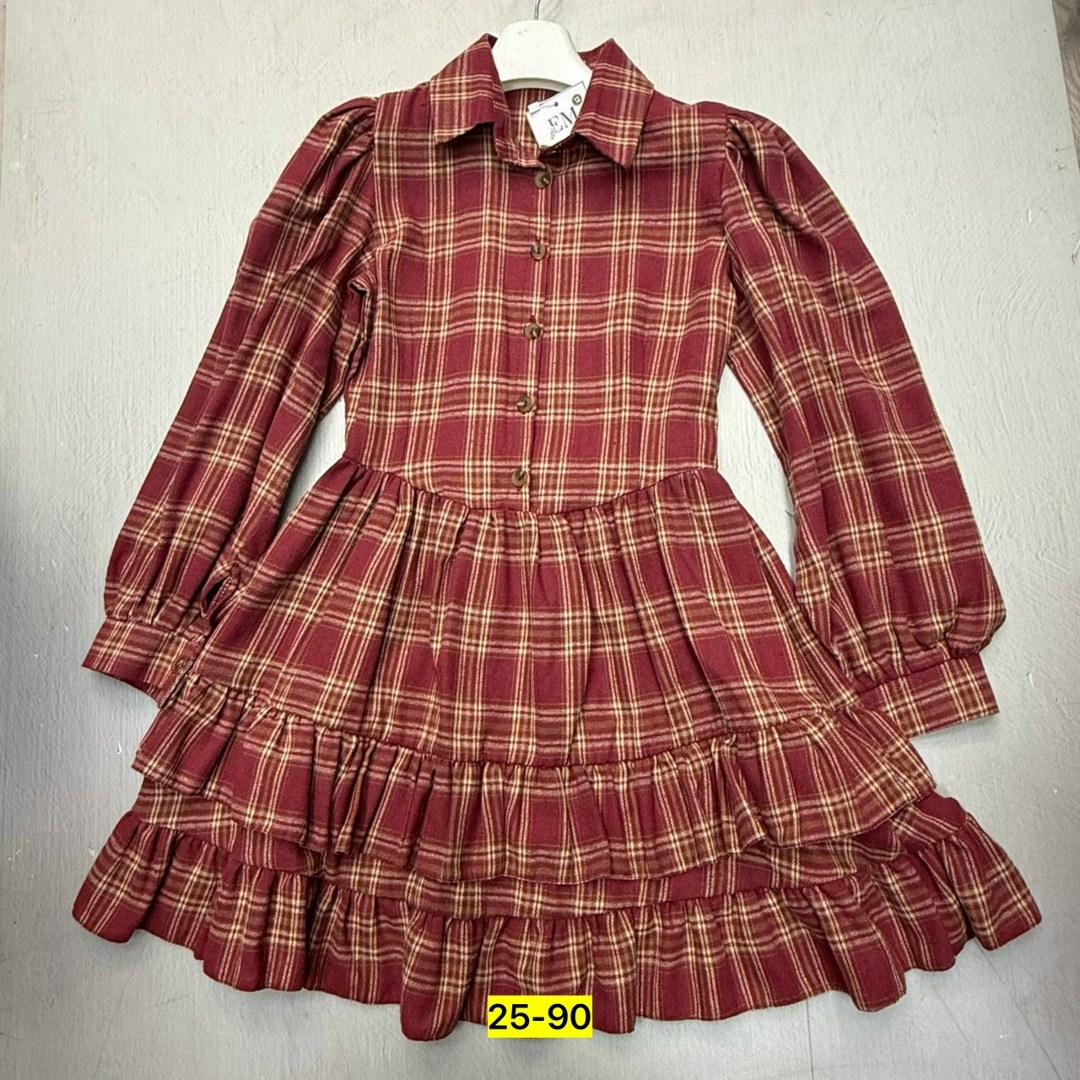 платье в клетку,платье красное в клетку детское,платье хлопок детское,платье хлопок,детская платье