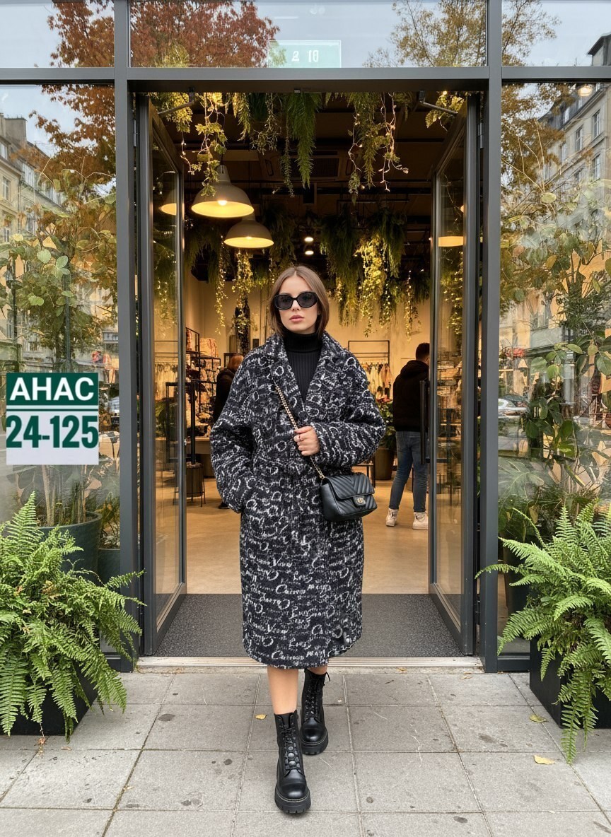 стильное пальто,пальто женское серое,пальто оверсайз,серое пальто,пальто теплое