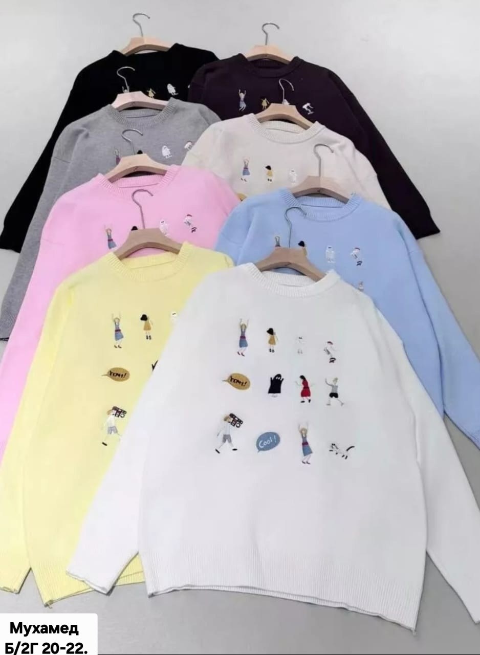 модные свитера,свитер с вышивкой,кофта женская,свитера женские,свитер