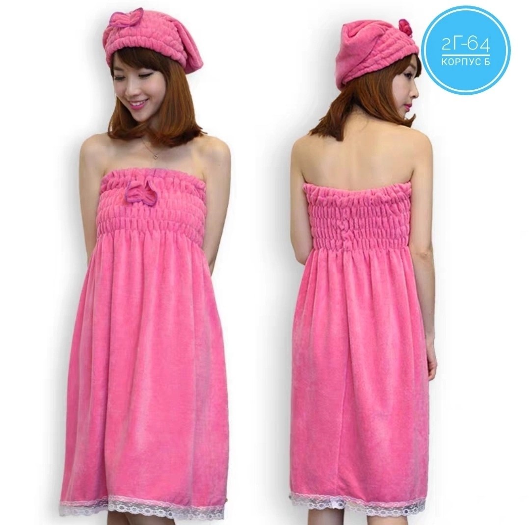 полотенце халат,полотенце женское,банное полотенце на липучке для женщин,банное полотенце из микрофибры,полотенце халат женский