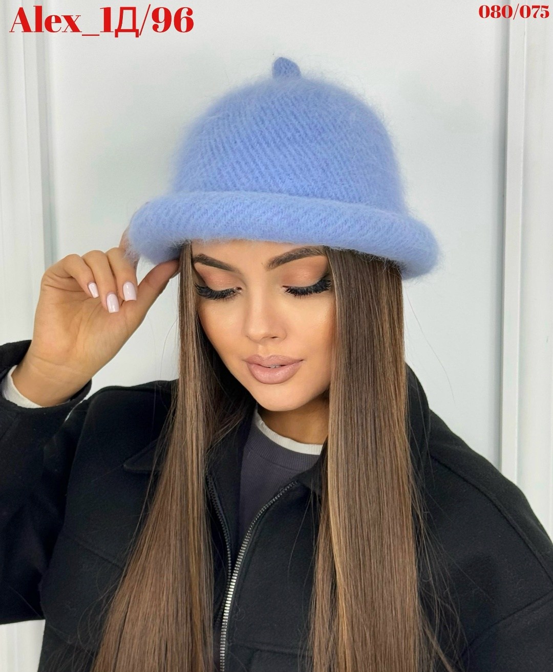 шапка женская из ангоры,шапка женская,шапка женская зимняя вязанная из ангоры,женская шапка ангора,шапка женская бини