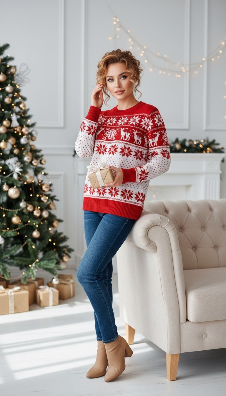 свитер женский новогодний,свитера с оленями,новогодние свитера,свитер с оленями женский,новогодний джемпер