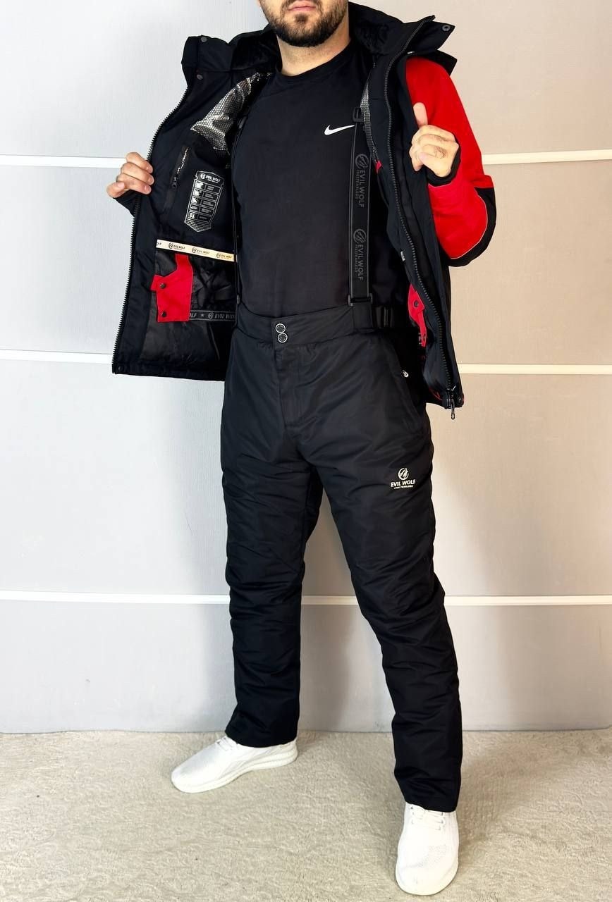 горнолыжный костюм,горнолыжный костюм зимний мужской,мужской горнолыжный костюм,мужской горнолыжный костюм evil wolf 6629,зимний горнолыжный костюм