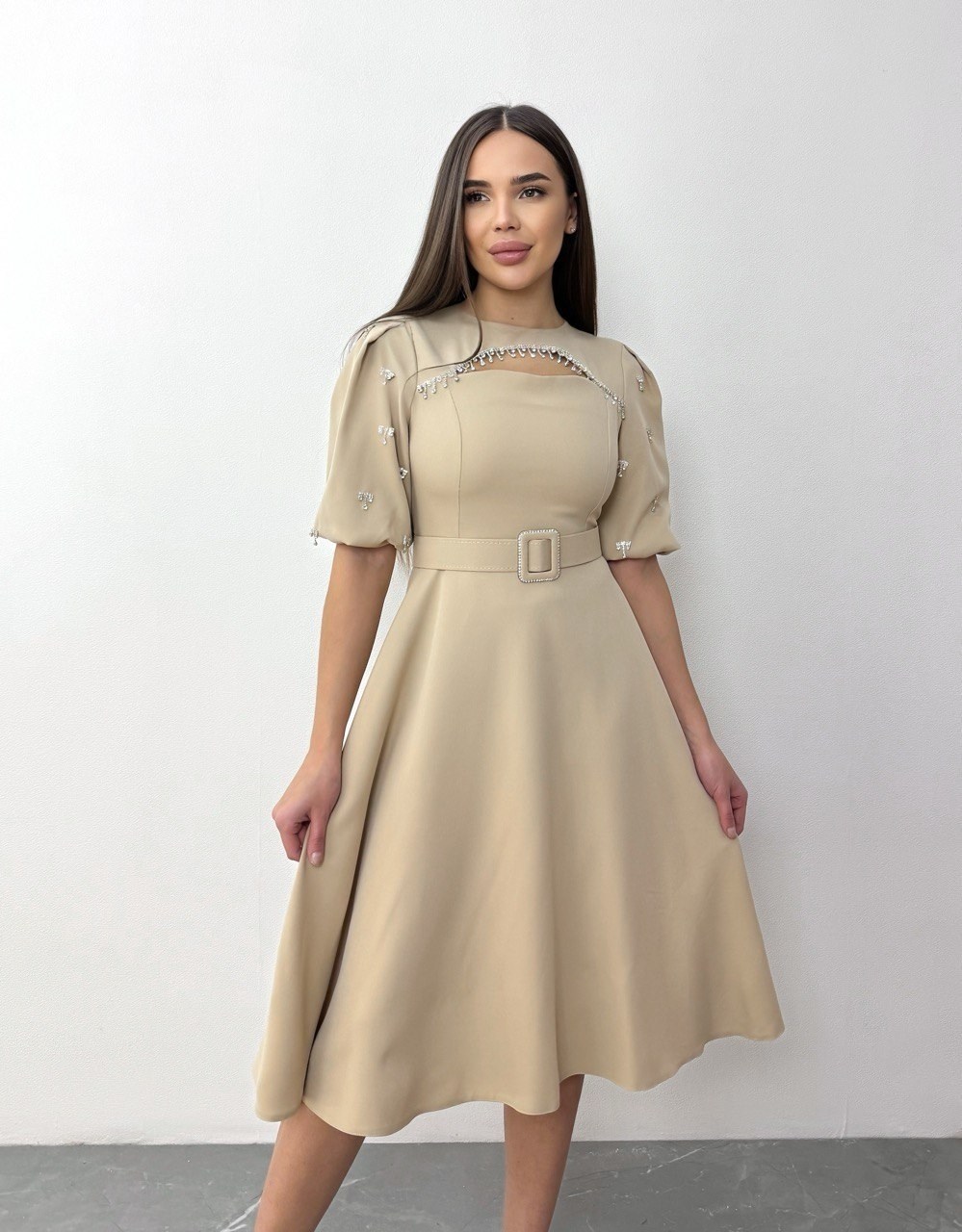 платье креп,платье с поясом,элегантное платье,модное платье,платье
