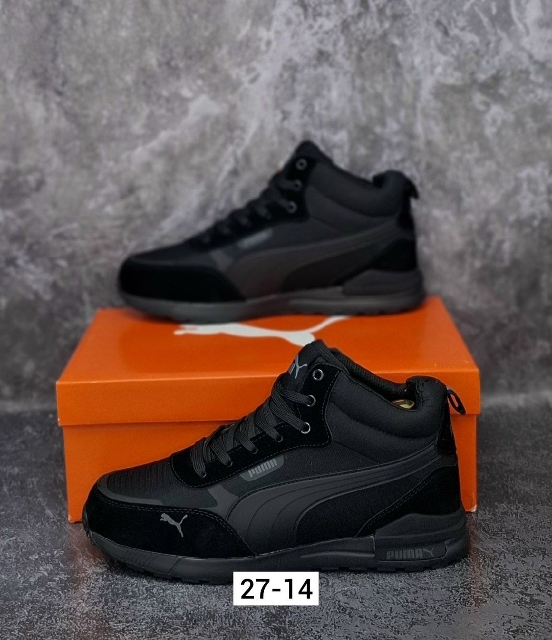 зимние кожаные кроссовки мужские пума,зимние кроссовки пума мужские,кроссовки мужские puma,кроссовки зимние puma,